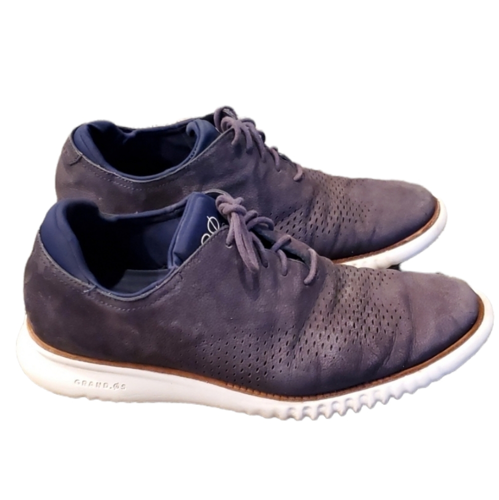 Cole Haan Mens 2.ZeroGrand Oxford Leather Sneakers Shoe sz 9